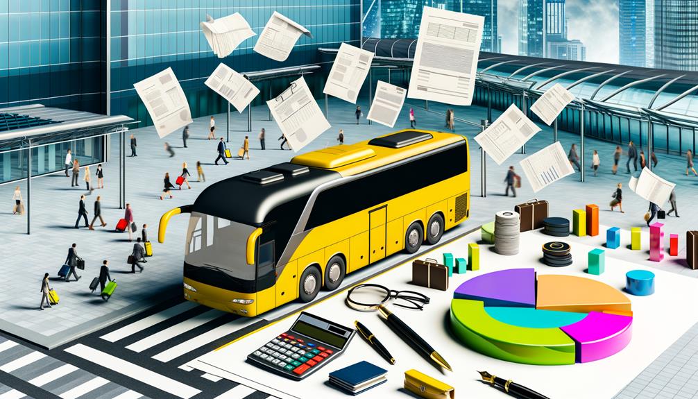 analyzing coach bus costs