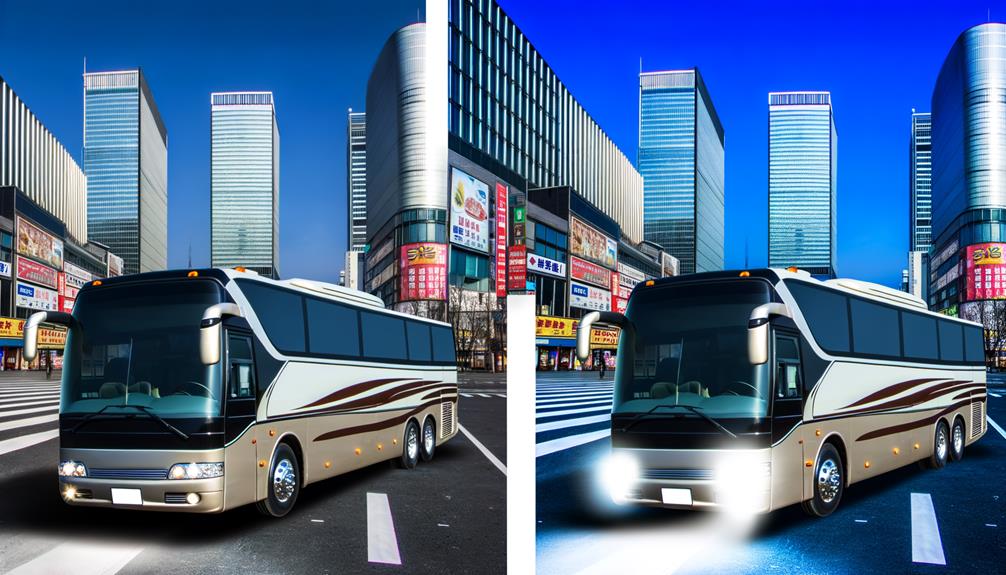 coach bus model comparison