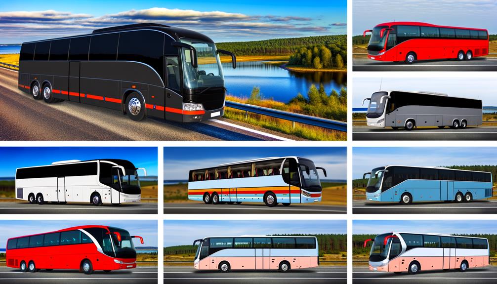 coach bus model distinctions