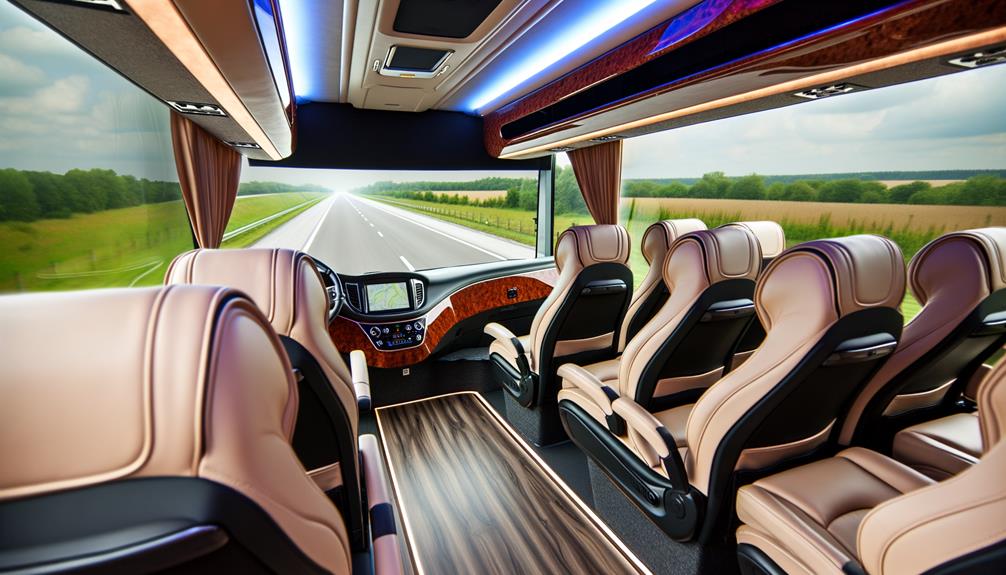 distinctive prevost coach features