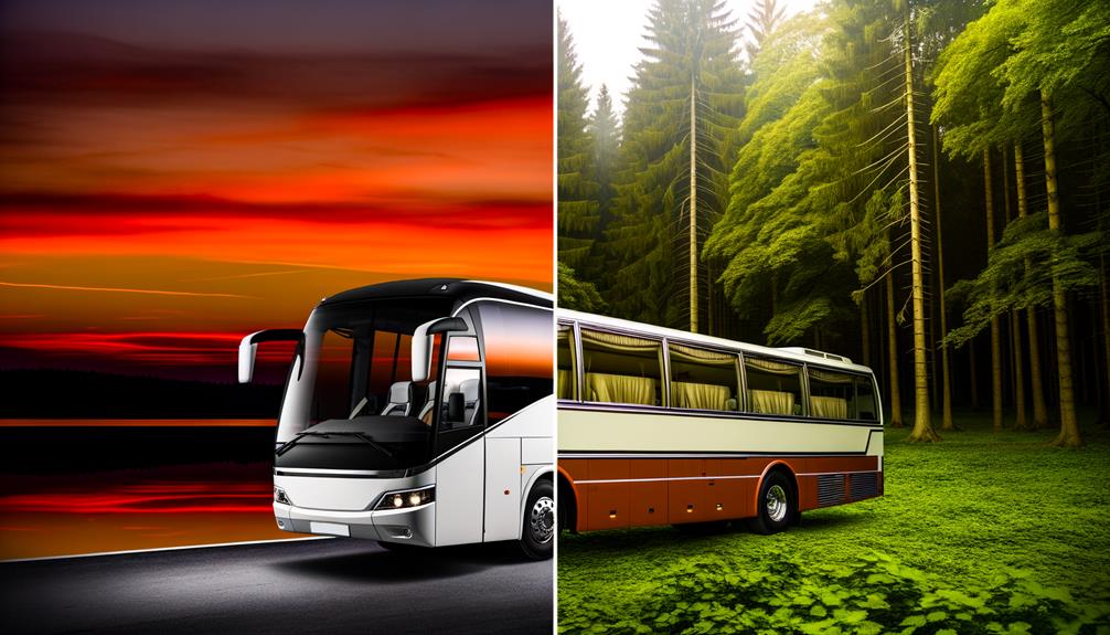 explore prevost bus options