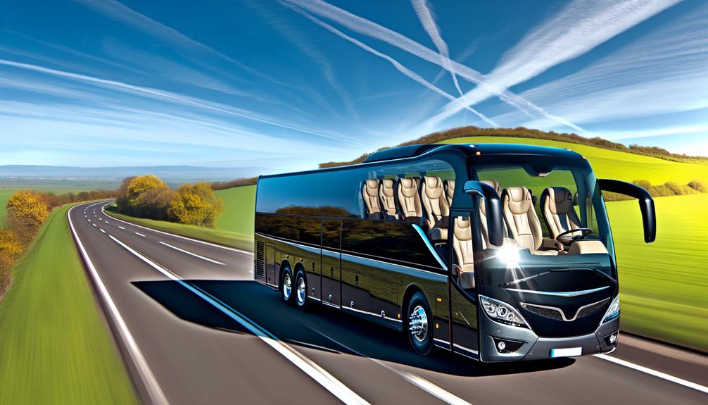 luxury coach bus specifications