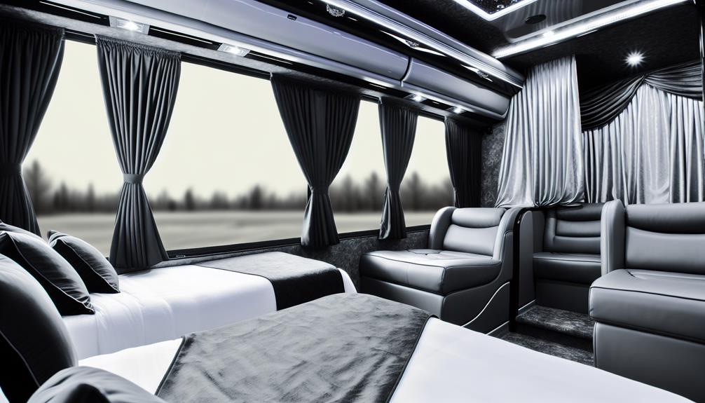 opulent sleep accommodations offered