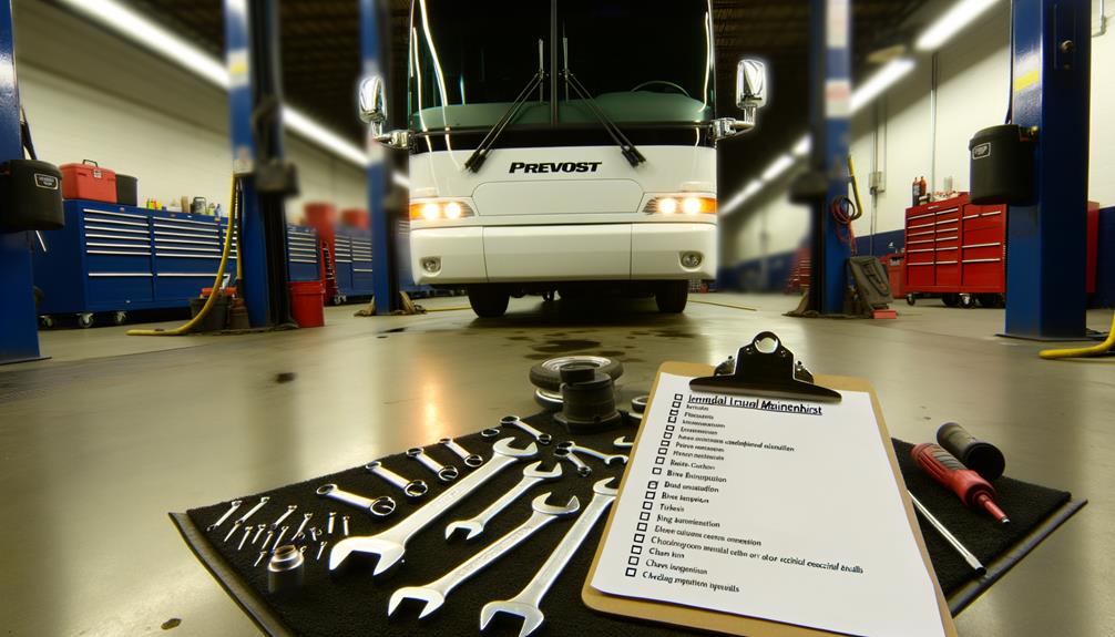 prevost bus maintenance checklist essentials