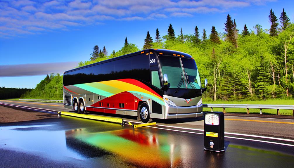 prevost coach bus features