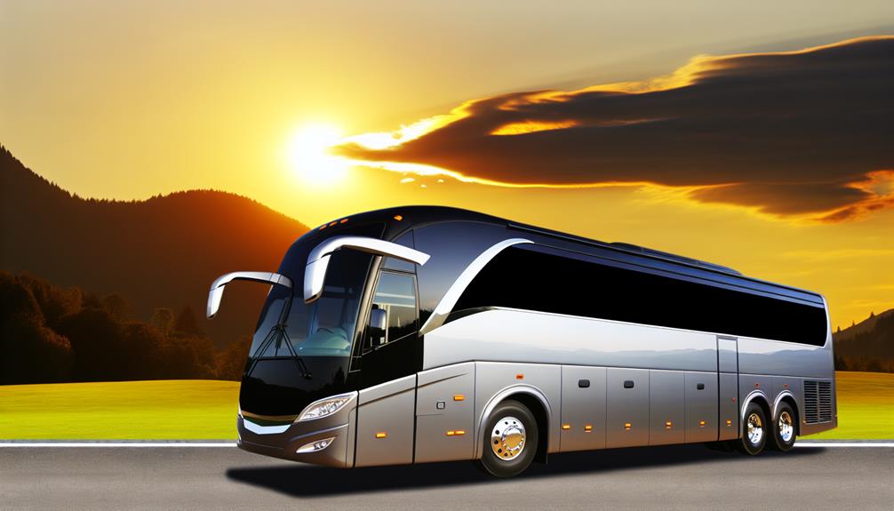 prevost coach bus features