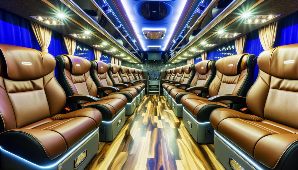 prevost coach interior amenities guide