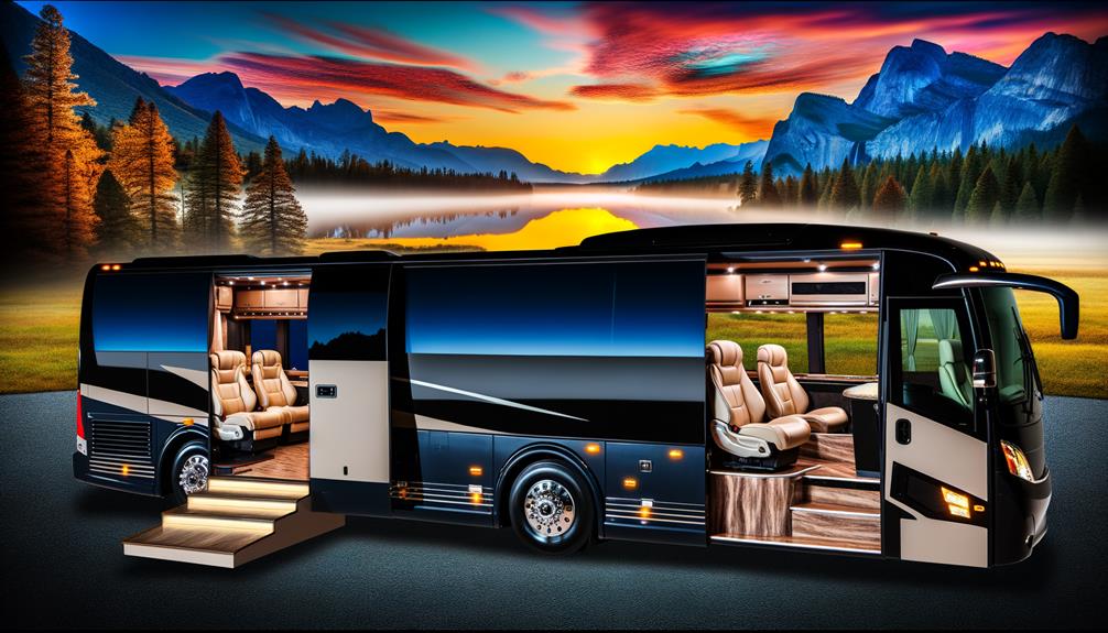 prevost luxury motorcoaches features