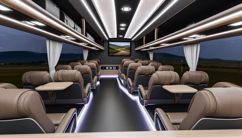 top prevost coach features